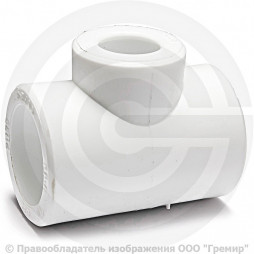 Тройник PP-R переходной белый внутренняя пайка Дн 32-20-20 RTP (РосТурПласт)