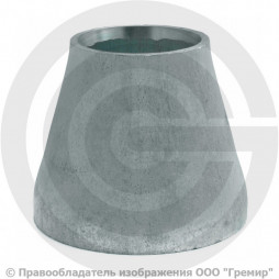 Переход 76х3,5-57х3 (Ду 65-50) оцинкованный концентрический ГОСТ 17378