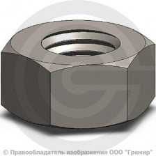 Гайка нержавеющая A2 М6 DIN 934