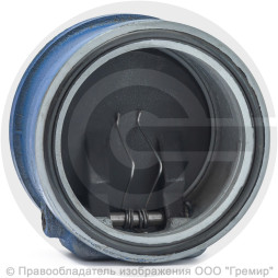 Клапан обратный поворотный чугунный межфланцевый Ду-80 Ру-16 (Т<190°С) БЛМЗ