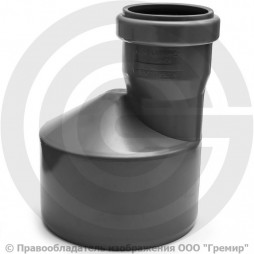 Переход PP-H эксцентрический серый Дн 50-32 б/нап в/к Ostendorf HT HTR