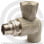 Кран PP-R Дн 25-3/4" НР (НАР) угловой для радиатора серый VALFEX