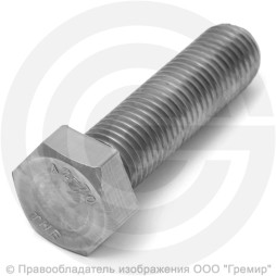 Болт нержавеющий A2 М24х130 DIN 933