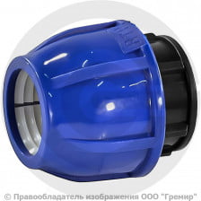 Заглушка ПЭ компрессионная Дн 75 Ру-16 RTP (РосТурПласт)