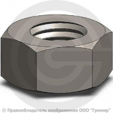 Гайка нержавеющая A2 М16 DIN 934