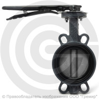 Затвор дисковый поворотный межфланцевый Ду-100 Ру-16 NBR с нержавеющим диском Benarmo Затвор дисковый поворотный межфланцевый Ду-100 Ру-16 NBR с нержавеющим диском Benarmo