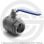Кран нержавеющий AISI 304 (CF8) Ду-65 (2 1/2") Ру-25 ВР (ВН) муфтовый NK-BML65/4