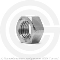 Гайка нержавеющая A2 М27 DIN 934 Гайка нержавеющая A2 М27 DIN 934