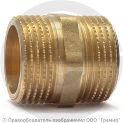 Ниппель латунный НР (НАР) Ду-25 (1") VALFEX
