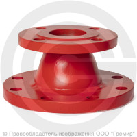 Переход фланцевый ПФ (ХФ) стальной Ду 200-150 Ру-10 КЗСД Переход фланцевый ПФ (ХФ) стальной Ду 200-150 Ру-10 КЗСД