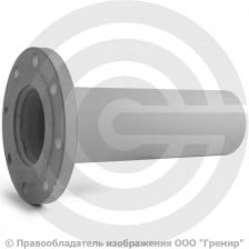 Патрубок фланец-гладкий конец ПФГ стальной L=1200мм Ду-250