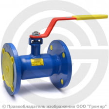 Кран стальной фланцевый Ду-40 Ру-40 L=200мм полнопроходной МАРШАЛ 11с67п ЦФ.00.1.040.040