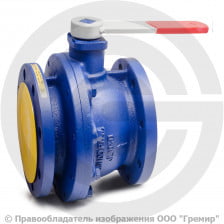 Кран чугунный фланцевый Ду-80 Ру-16 L=180мм полнопроходной Broen V565