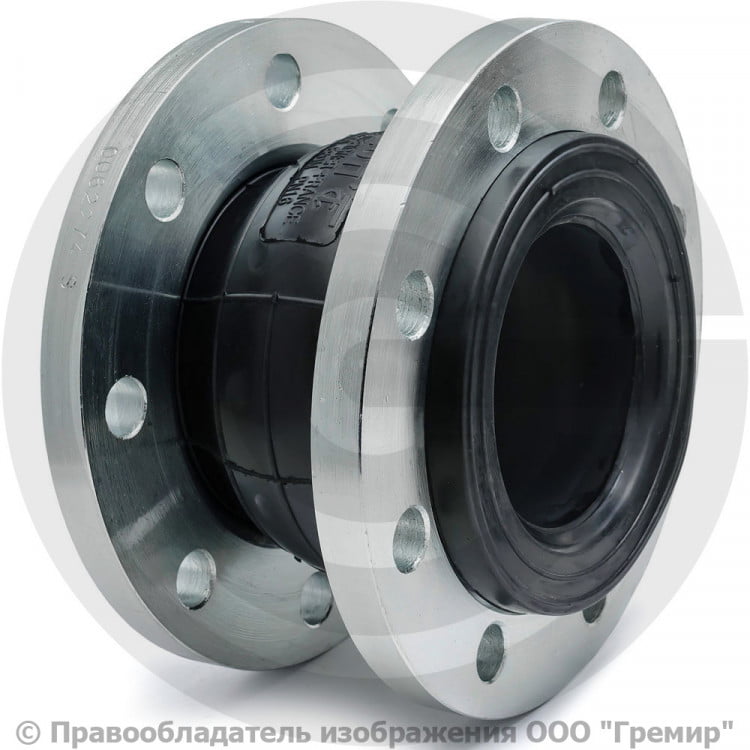 Компенсатор Ду 150 Ру 16 Tecofi DI7240N EPDM фланцевый резиновый в ...