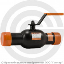 Кран стальной под приварку Ду-32 Ру-40 L=230мм АДЛ КШТ.10.032.40