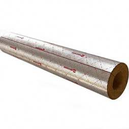 Цилиндр навивной минеральная вата 60/108 L=1м кашированный фольгой ROCKWOOL 100