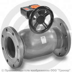 Кран стальной фланцевый с редуктором Ду-150 Ру-16 L=380мм LD КШ.Ц.Ф.Р. 150/125.016.Н/П
