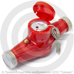 Счётчик крыльчатый многоструйный Ду-25 Ру-16 (Т<120°С) L=260мм импульсный В/К ВСКМ 90 ДГ2 Декаст