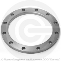 Фланец для ПЭ труб стальной Ду-500 Ру-10 прижимной расточенный (Dвн 533мм) под втулку Дн 500 SDR17 Т27