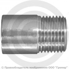 Ниппель приварной нержавеющий AISI 304 Ду-100 (4")