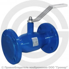 Кран стальной фланцевый Ду-25 Ру-40 L=160мм Temper КШ.Ц.Ф