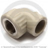 Угольник PP-R комбинированный серый ВР (ВН) Дн 20-1/2&quot; VALFEX