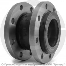Компенсатор резиновый фланцевый (гибкая вставка) Ду-100 Ру-16 EPDM Zetkama 700L
