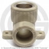 Водорозетка PP-R серая ВР (ВН) Дн 20-1/2&quot; 90гр Wavin Ekoplastik
