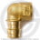 Угольник латунный для PE-X труб Дн 16-1/2" ВР (ВН) РОС