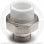 Муфта PP-R комбинированная разъемная белая НР (НАР) Дн 20-1/2" RTP (РосТурПласт)