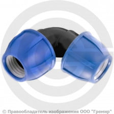 Отвод ПЭ компрессионный переходной Дн 32-20 90гр Ру-16 RTP (РосТурПласт)