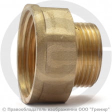Переход латунный (переходник) ВР-НР (ВН-НАР) Ду 15-8 (1/2"-1/4") VALFEX