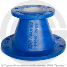 Переход фланцевый ХФ ВЧШГ с ЦПП Ду 600-200