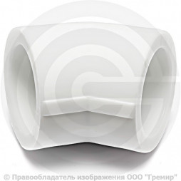 Угольник PP-R белый внутренняя пайка Дн 160 45гр RTP (РосТурПласт)