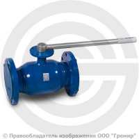 Кран стальной фланцевый ISO Ду-100 Ру-16 L=350мм полнопроходной Temper КШ.Ц.Ф. П/П