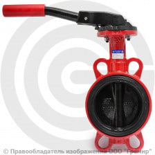 Затвор дисковый поворотный межфланцевый Ду-40 Ру-16 EPDM HT с чугунным диском АДЛ Гранвэл ЗПТС-FL(W)-MN-HT