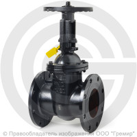 Задвижка чугунная фланцевая Ду-50 Ру-10 (Т<225°С) 30ч6бр Китай