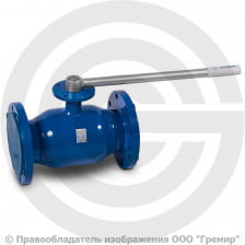Кран стальной фланцевый ISO Ду-125 Ру-16 L=380мм полнопроходной Temper КШ.Ц.Ф. П/П