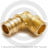 Угольник латунный для PE-X труб Дн 16-1/2&quot; НР (НАР) GX127 Giacomini