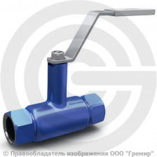 Кран стальной резьбовой Ду-40 (1 1/2") Ру-40 L=170мм полнопроходной LD КШ.Ц.M. Energy 040.040.П/П