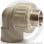 Угольник PP-R комбинированный серый НР (НАР) Дн 25-1/2" 90гр Pro Aqua