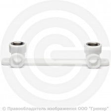 Планка PP-R монтажная белая ВР (ВН) Дн 25-1/2" Ру-25 RTP (РосТурПласт)