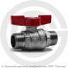 Кран латунный Ду-15 (1/2&quot;) Ру-42 НР (НАР) хром бабочка Giacomini R253D