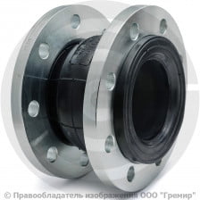 Вибровставка резиновая фланцевая Ду-350 Ру-10 EPDM Tecofi DI7240N