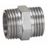 Ниппель латунный НР (НАР) Ду-32 (1 1/4") никель SantechSystems