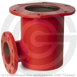 Подставка пожарная односторонняя фланцевая ППОФ стальная Ду-80 Ру-16 КЗСД