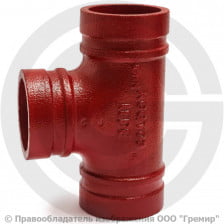 Тройник переходной под резьбу грувлок Ду 65-32 (Дн 76х1 1/4") Ру-25 XGQT08S