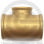 Тройник латунный переходной ВР (ВН) Ду 20-15-20 (3/4"-1/2"-3/4") LD