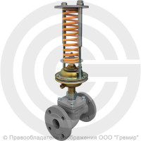 Регулятор давления прямого действия НЗ "до себя" чугунный фланцевый Ду-50 Ру-16 Kvy=40 м3/ч 0,3-1,2 МПа Энерготехномаш УРРД-НЗ-РД