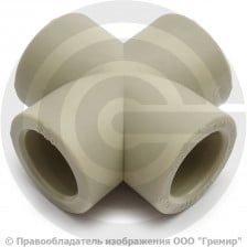 Крестовина PP-RCT серая Дн 40 Wavin Ekoplastik